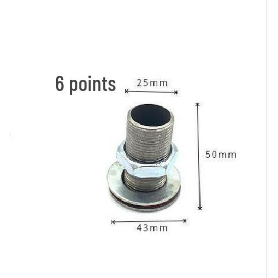 Stainless Steel 4-Point Thread Oil Drum Tank Connector