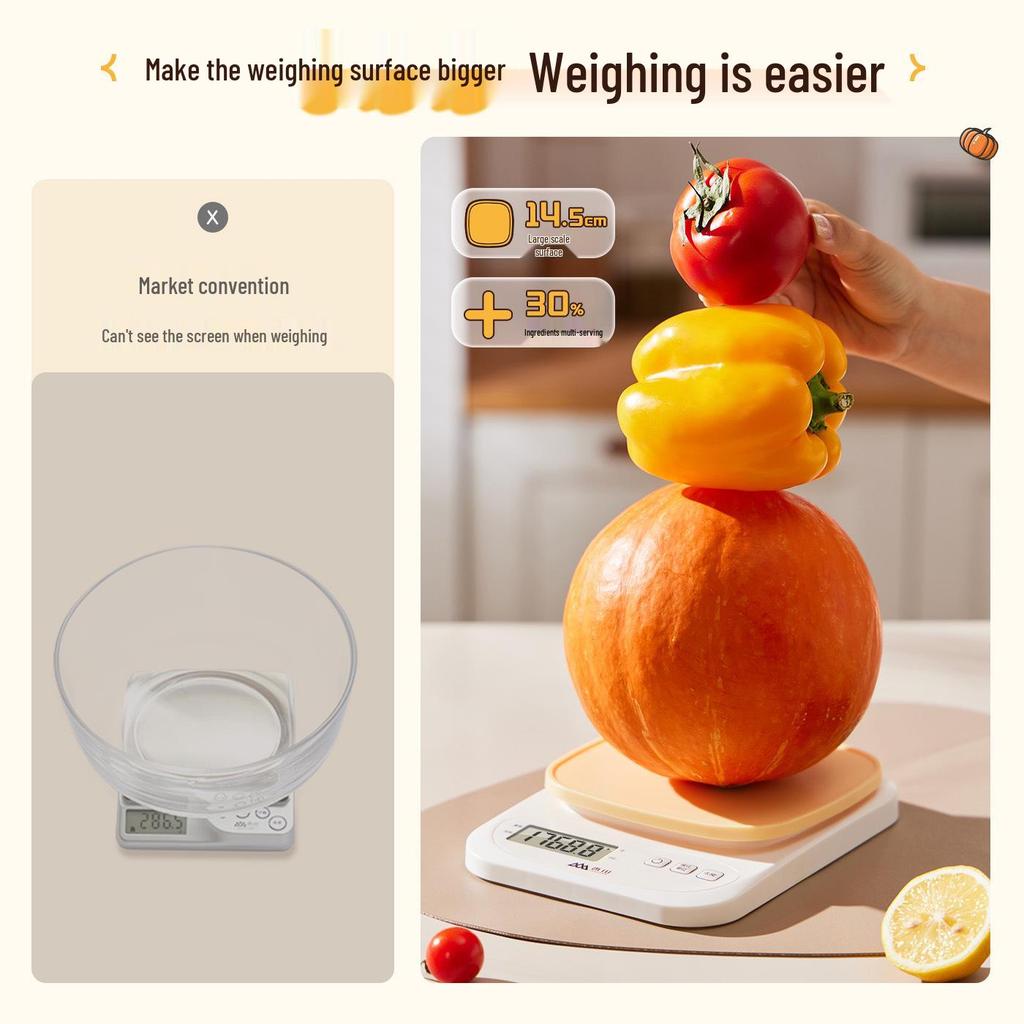 Xiangshan Electronic Kitchen Scale 0.1g Precision for Baking & Household Use