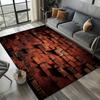 2025 New Style Brick Stone Building Wall Originality Rug Carpet for Living Room Bedroom Home Decor,kid Non-slip for Sofa Doormat