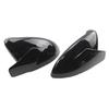 Bat shape Style Glossy Black Rearview Side Mirror cover Caps for Volkswagen VW Golf 7 MK7 MK7.5 GTI R GTE GTD 2013-
