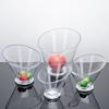 Transparent Slanted Resin Serving Bowl