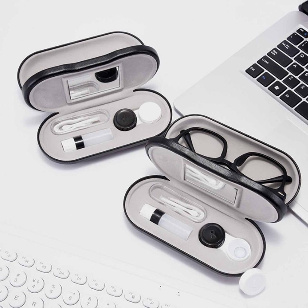 Double Layer Dual-use Glasses Case Storage Box Lens Case