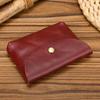 Genuine Leather Coin Purse Vintage Mini Card Holder Cowhide Change Pouch Unisex