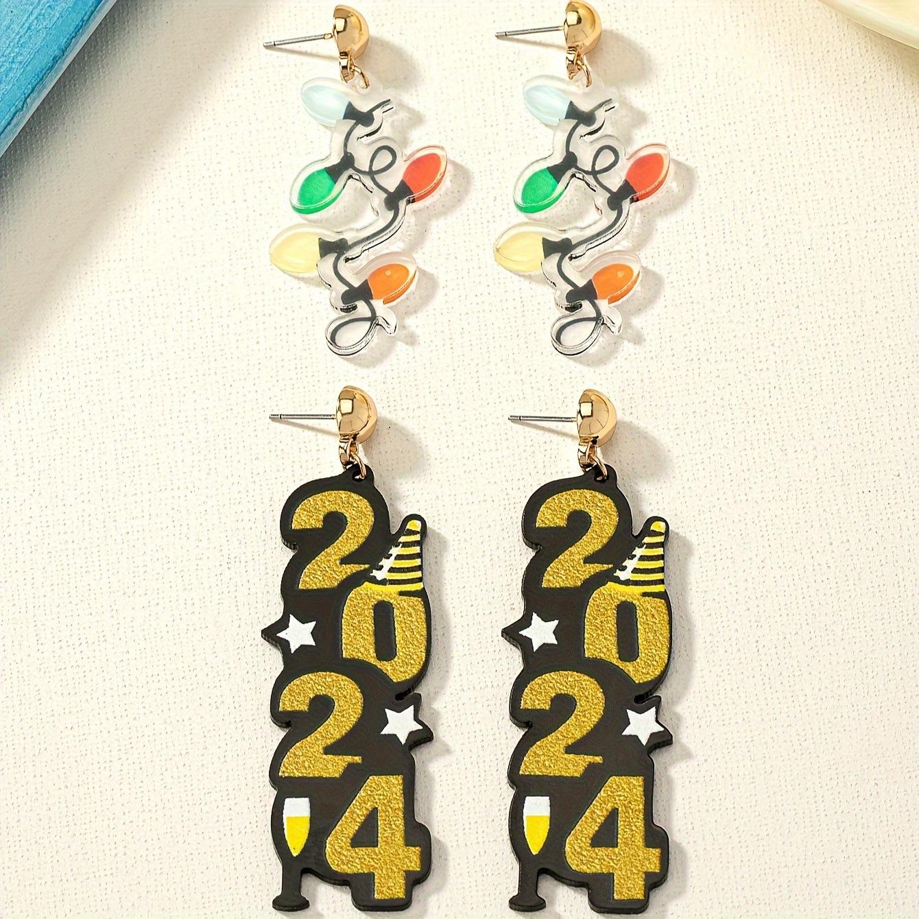 Новые цифровые серьги уникальный дизайн женская мода фестивальные серьги подарки