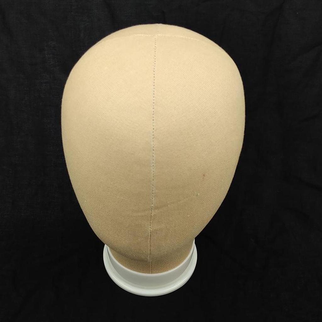 Burlap Block Head Manequin for Making Wig Hats