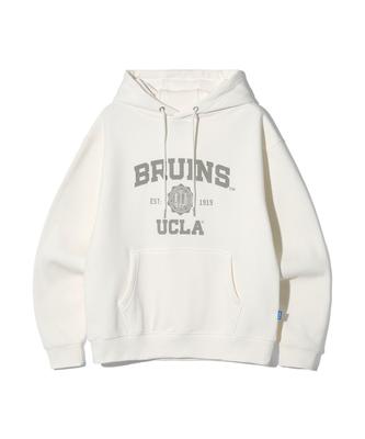 UCLA Unisex Ucla Fleece Brushed Hoodie [Ivory](Uc1Ltk1)