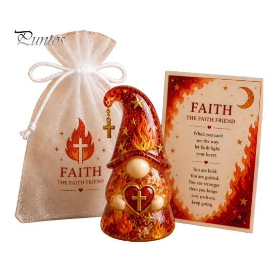 Gnome Statue Emotional Support Pocket Gift, Encouragement Figurine for Desk Decor, Motivational Keepsake Friends, Positive Energy And Luck Charm