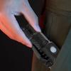 1-5PCS Compact Camping Torch 5 Lighting Modes 300LM Mini Handheld Flashlight Non Slip USB Charging Waterproof for Camping Hiking