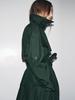 Gabardina Larga Otoño 2025 Estilo Coreano con Solapas Europeas y Americanas y Cinturón a la Cintura - Ropa de Abrigo Versátil para Mujer