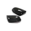New Gloss Black Car Side Door Mirror Covers ABS Carbon Rearview Accessories Trim For Toyota Camry 2018
