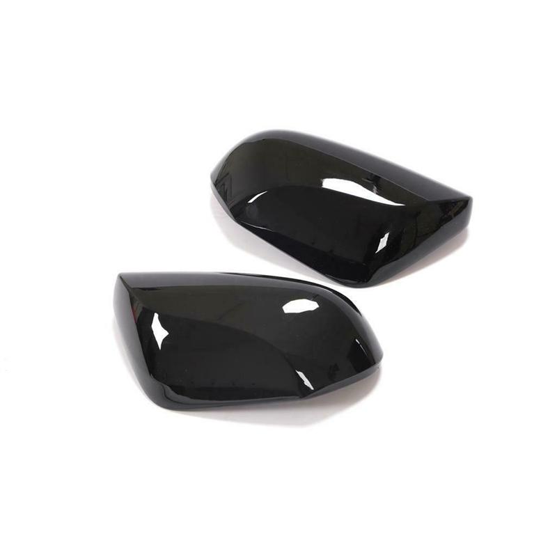 New Gloss Black Car Side Door Mirror Covers ABS Carbon Rearview Accessories Trim For Toyota Camry 2018