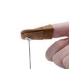Sewing Thimble Needlework Finger Cover Tip Leather Protection Cover Thimble Ring Handmade DIY Craft Embroidery Sewing Tools