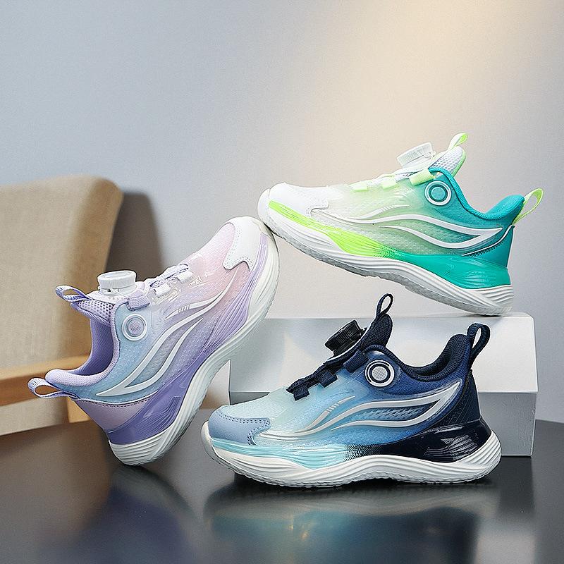 Spring Mesh Boys Sneakers Breathable Casual Running Shoes for Middle and Big Kids Lightweight Comfortable Trendy