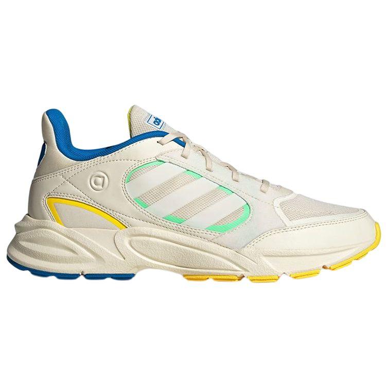 Adidas Neo 90S Valasion Comfortable Retro Mesh Leather Cushioning Non-Slip Wear-Resistant Breathable Low-Top Casual Running Shoes HP6766