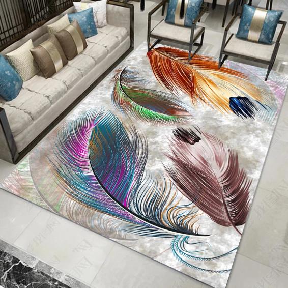 

Европейский роскошный ковер с цветком розы и листьями, ковер для гостиной, спальни, дивана, коврик для украшения, кухонный нескользящий напольный коврик 200*400