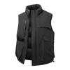 Winter Men's Thickened Warm Stand-up Collar Cotton Vest Large Size Fattened Loose Vest Jacket Sports Cold-proof Vest Men
