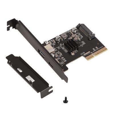 USB3.0 To USB3.1 Expansion Card PCI Dual Port USB Interface Computer AccessoriesPH65AC