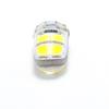 1x W5W LED T10 Car Interior Light Silica SMD 194 168 High Bright Reading Door License Plate Wedge Lamp 12V White Yellow 6500K