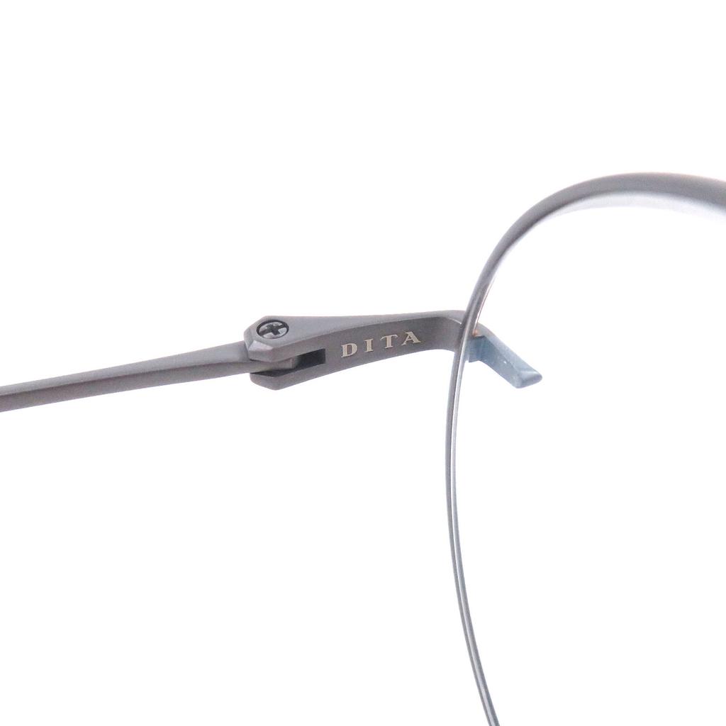 Pristine DITA Glasses BYLYM Boston Frame Cancer Metallic Mens DTX158-A-03 Used