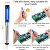 Soldering Iron Kit 60W Ceramic Heater 14 in1 Soldering Tool 200 to 450°C AdjustableTin Welding Machine with Tips Solder Wire