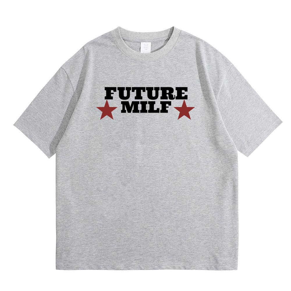 Rapper Future Milf Graphic Print Tshirt Men Women Hip Hop Vintage Tees Male Oversized Streetwear Men's Fashion Casual T-shirts