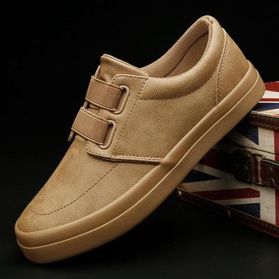 Baoda 24093 Men's Casual Leather Slip-On Shoes - Trendy, Soft Sole for Versatile Autumn Wear