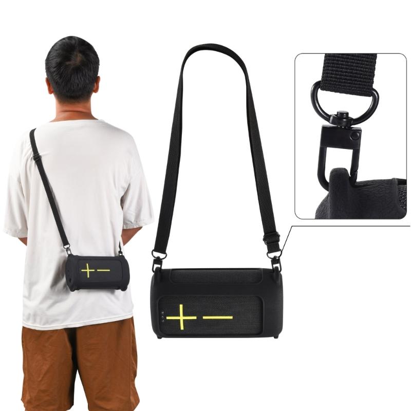 Silikonhülle für EVERBOOM Drahtlosen Bluetooth-kompatiblen Tragbaren Lautsprecher Abdeckung mit Verstellbaren Schultergurten