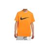 Nike T Shirts Men's Orange Crew Neck Moderate Straight Fit BV0628-833