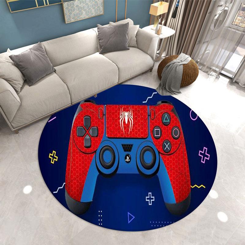 Circular Carpet Gaming Controller Esports Room Decoration Carpet Esports Chair Silent Anti Slip Pad Furniture Home Decoration