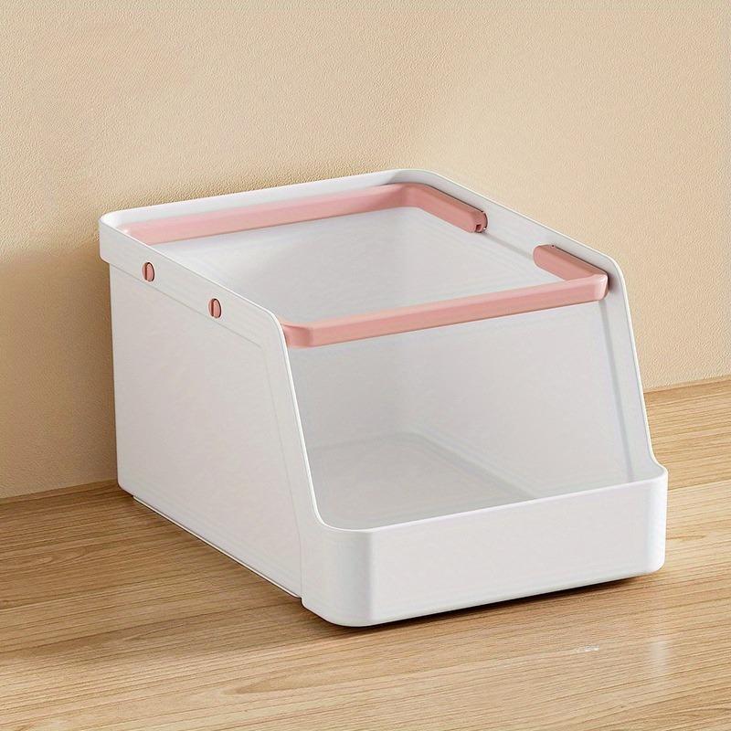 1/2pcs PP Plastic Storage Box,Stackable Office Supplies,Cosmetics,and Bathroom Desktop Organizer,Office Desktop Drawer Organizer