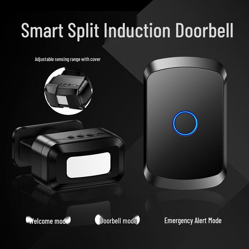 Visitor Sensor Doorbell with Voice Greeting for Store Entry