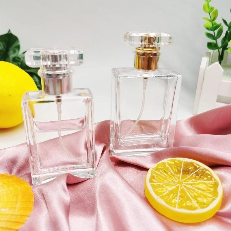 10Pcs 30/50Ml Perfume Bottle Gold Silver Empty Bottle Spray Bottle Portable Perfume Dispensing Bottles