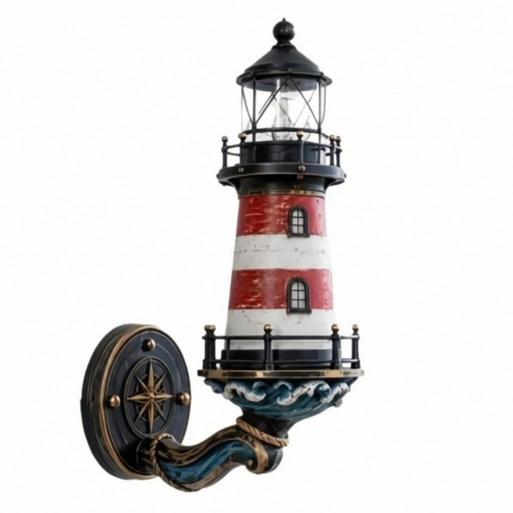 Wandlampe Ambientebeleuchtung Küstenleuchtturm Wandleuchte für Leseecke