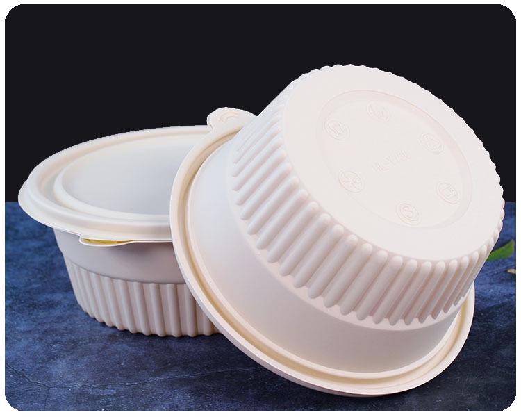 Eco-friendly Corn Starch Lunch and Soup Containers with Lids