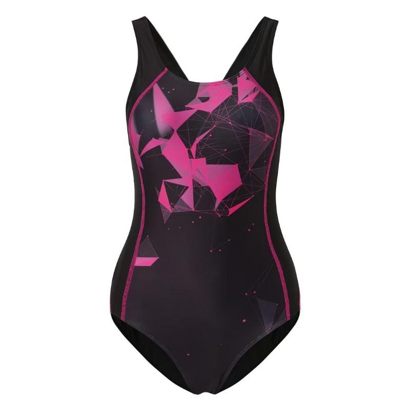 New sports competitive one-piece swimsuit women's sexy backless hot spring swimsuit fashion