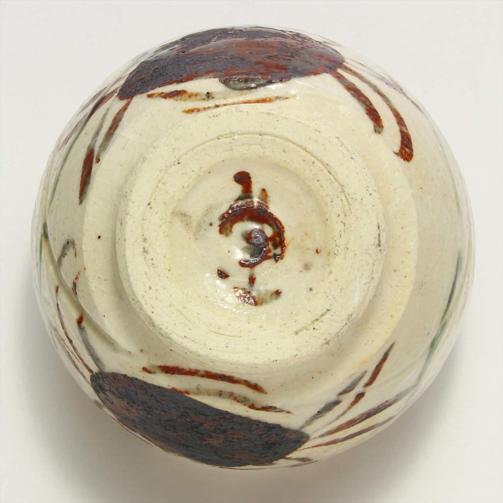 Mino Ware Teacup Cup Diameter 11 X Height 8cm Capacity 330ml Crab Picture Shino Oribe Auspicious Pattern Made In Japan "Nakagaki Renji" Approx.