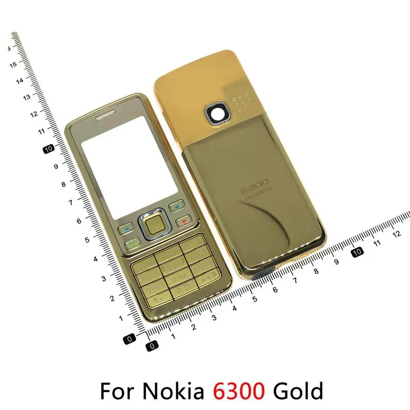 For Nokia 6300 C3 C3-00 C5 C5-00 6303 Battery Back Cover Front Keyboard Housing Case