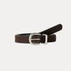 Loventina Slim Suede Belt_Brown