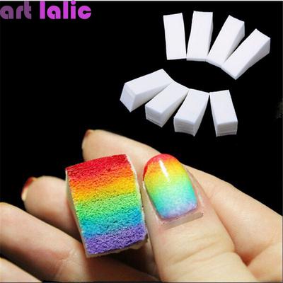 8pcs Nail Sponges for Acrylic Makeup Manicure Accessory Gradient Tips DIY