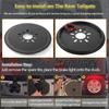 LEDMIRCY Spare Tire Brake Light 3rd Third Brake Light Rear Wheel Lights Tail Light LED Ring Red Light for Wrangler JK 2007-2018 2018- 1987- JKU JLU