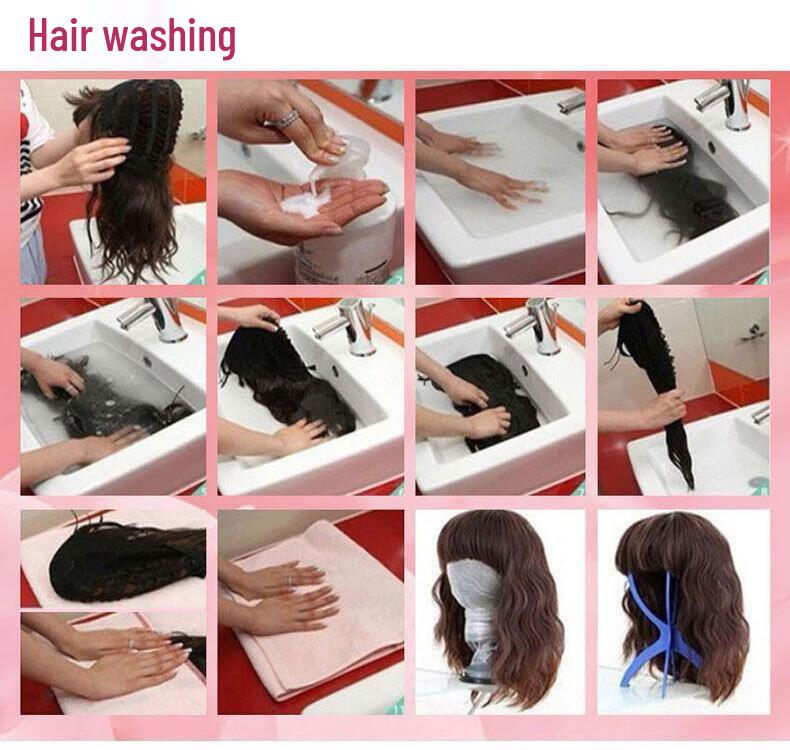 Pink Brightening Fashionable Long Straight 13*4 Front Lace Women's Wig