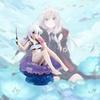 Anime Charakter Schwimmring Ornament Hexe auf Reisen PVC Figur Mikus Badebekleidung 13cm