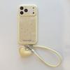 Small fresh polka dots are suitable for Apple 17pro mobile phone case 17promax anti-drop case 16 large window case 15.