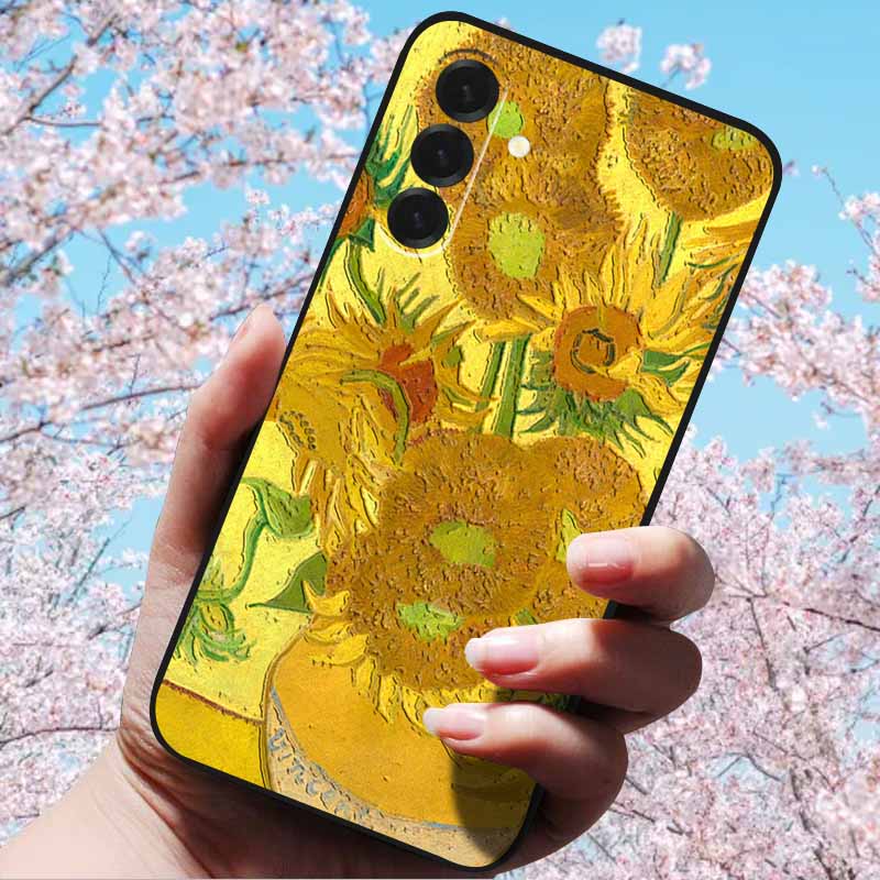 For Samsung Galaxy A56 A36 A26 5G Cases 3D Relief Flower Emboss Soft Silicone For A56 A36 5G 3D Cartoon Case Owl Shell 3D Relief