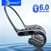 Bluetooth 6.0 Ear Hook Earphone Sports Headphone Wireless HiFi Stereo Headset Hands-free with Mic for Running