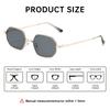 Fashion Polygon Metal Sunglasses Classic Men Driving Tourism Street Photography Sunglasses UV400 Women Octagon Glasses