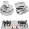5 PCS Reliable Metal Knob Switch Stove Knob Assembly Control Knobs Kitchen Appliances Knob Replacements for AEZ72909008