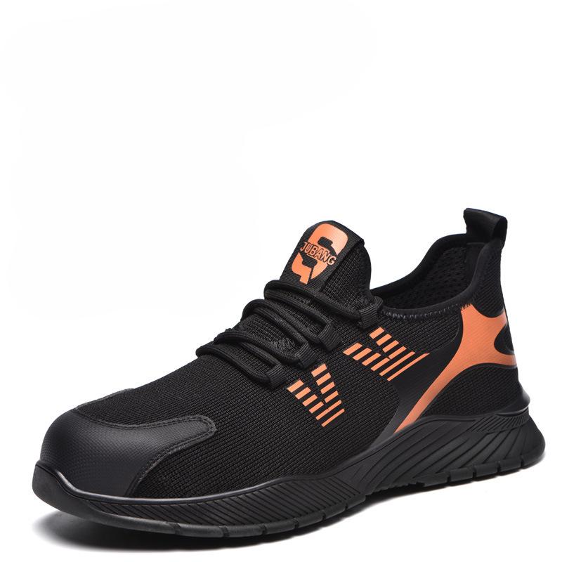 

Men s Labor Insurance Shoes, Breathable and Lightweight, Anti-smashing and Anti-piercing Steel Baotou Work Shoes 48