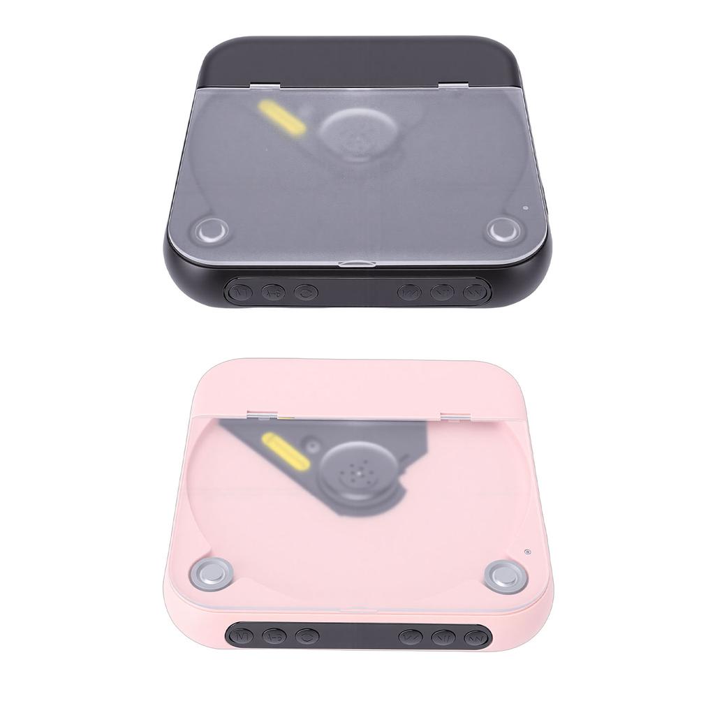 Portable CD Player with Dual Stereo Speakers Bluetooth 5.3 Rechargeable Headphones LCD for Home Car Outdoor Support CD AUX USB