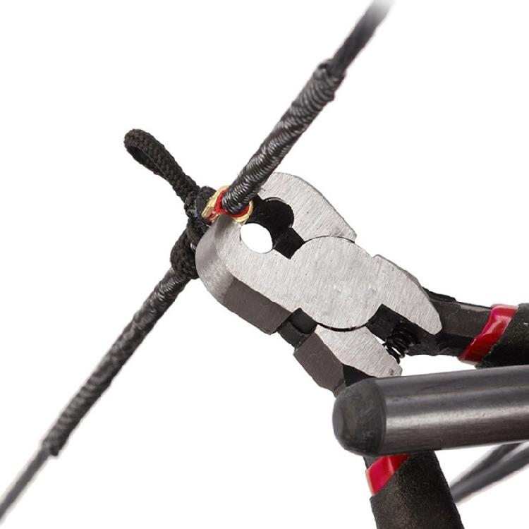 Alicate Ergonômico para Tiro com Arco Grampo para Corda de Arco Alicate de Ligas de Borracha Equipamento de Tiro com Arco para Iniciantes e Especialistas